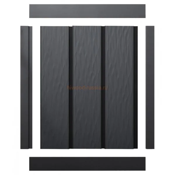 Финишный молдинг LF124A GR15K правый декорированный (42х12х2700мм) в Томске