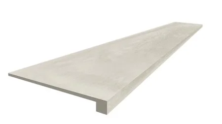 Керамогранит Coliseum Экспо Уайт Ступень фронтальная (Натуральный, 33х60) в Томске