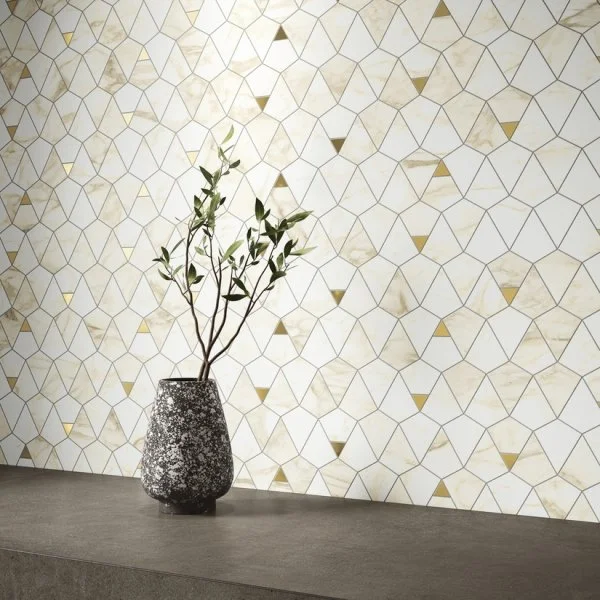 Керамогранит Italon Этернум Каррара Мозаика Вертекс 25.8х30 (Натуральная) в Томске